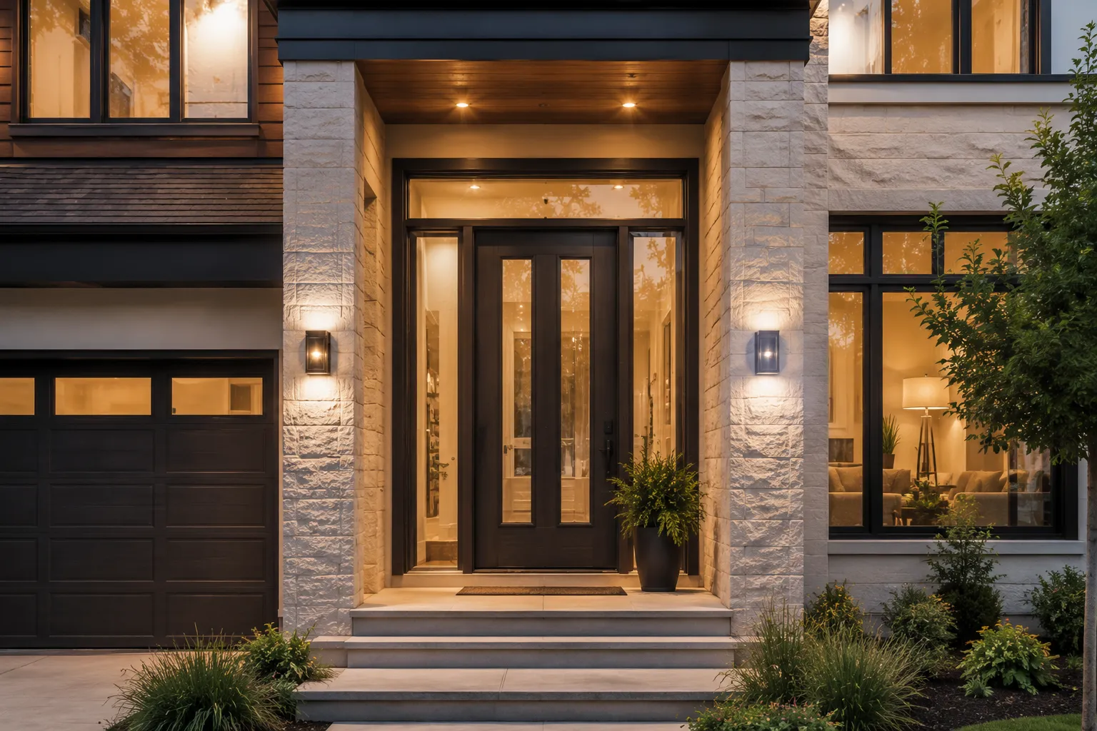 Beautiful entry door installation — Advanced Window Systems Rockford